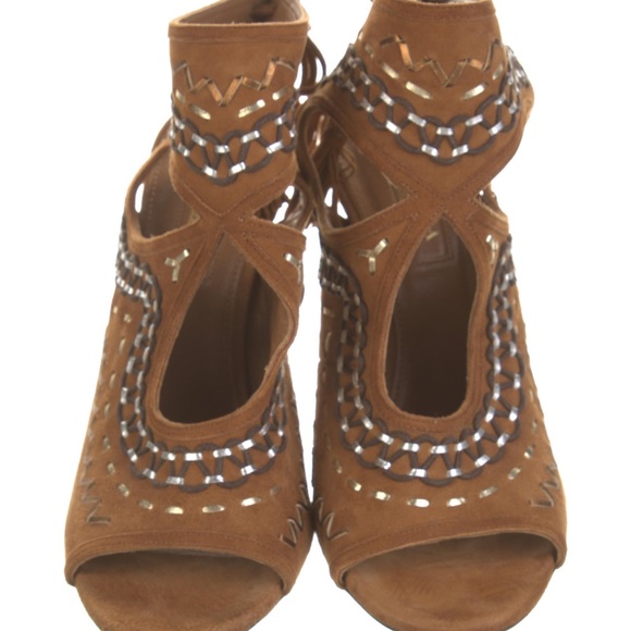 Aquazzura Sexy Thing Folk Sandals - Picture 8 of 11